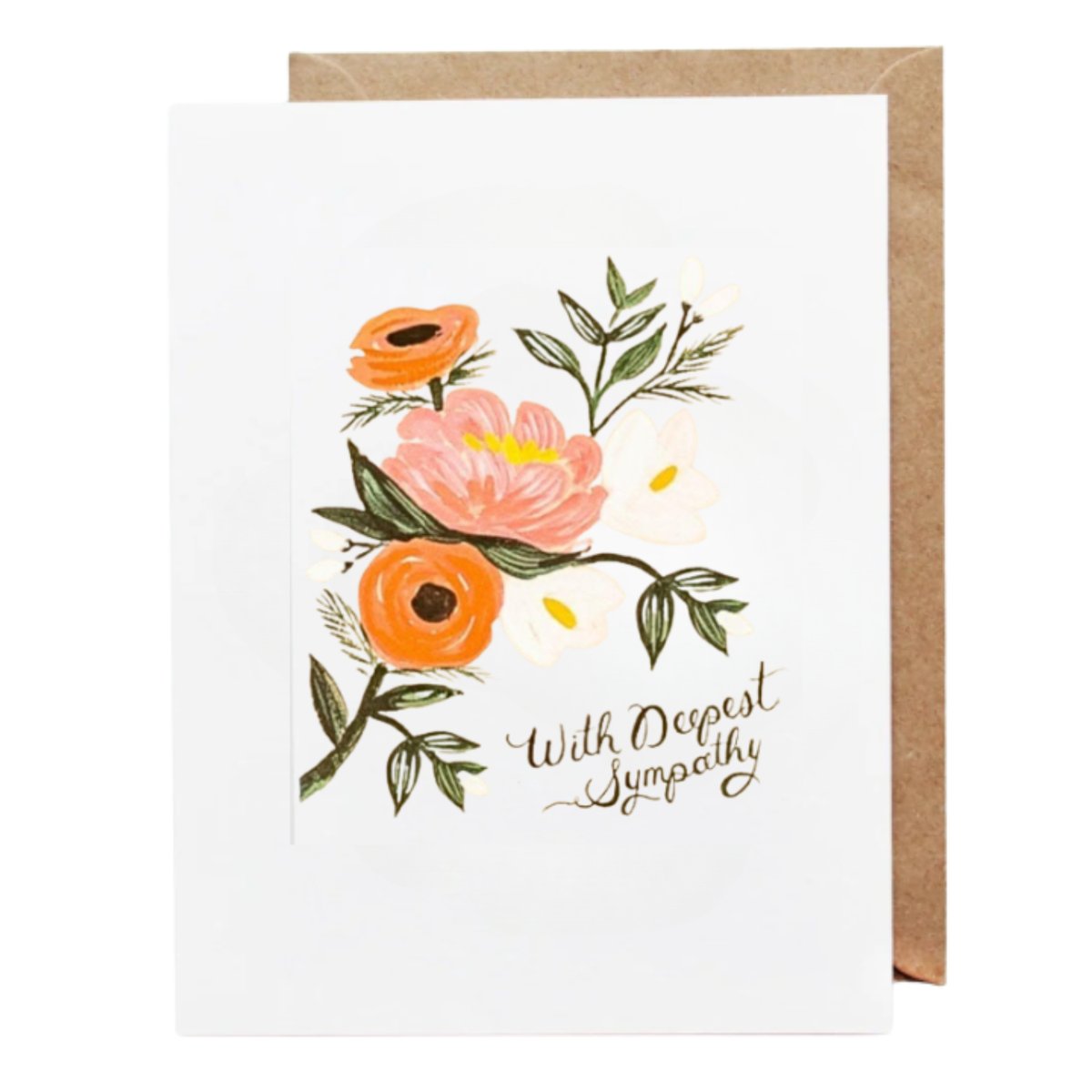 With Deepest Sympathy Greeting Card for a Design Your Own gift from The Texas Gift Company