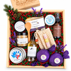 A Little Christmas Peace — Christmas gift assortment on a white background
