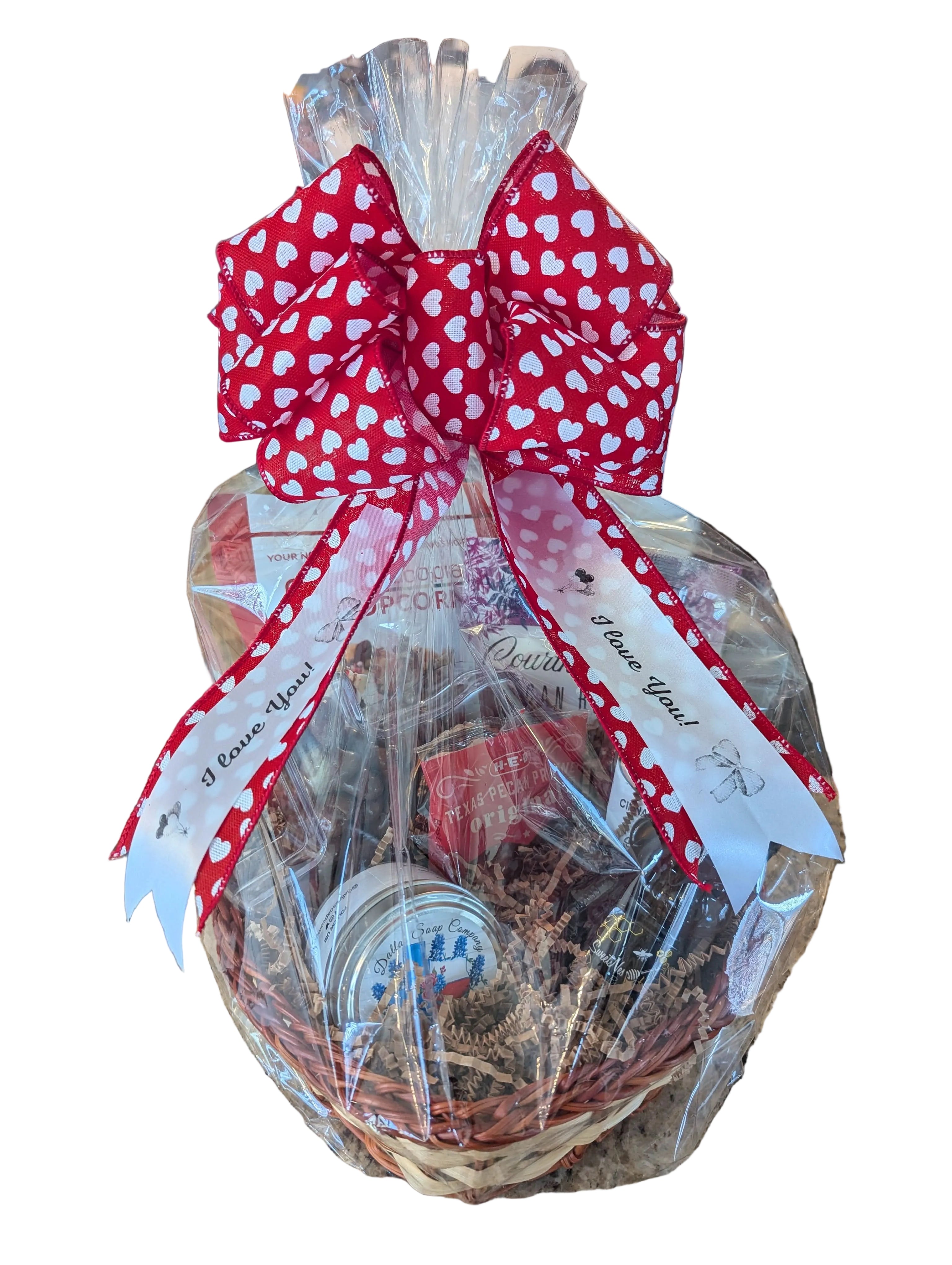 Romantic Texas gift collection presented as a heartfelt gesture