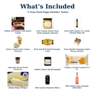 What's Included in "A Texas-Sized  Happy Birthday" Basket — Country Cream Crackers 4.2 oz and each current gift item.