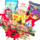 A Very Texan Merry Texmas gift basket on white — detail view