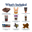 What's included in Aunt Katie’s Tasty Texas Temptations from The Texas Gift Company: each included item individually labeled.