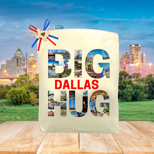 Design Your Own Big Dallas Hug Gift Tote