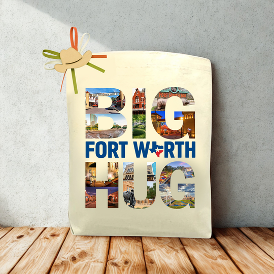 Design Your Own Big Fort Worth Hug Gift Tote