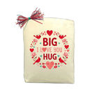 Big I Love You Hug Tote Bag featured as a heartfelt gift expressing love