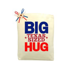 Big Texas-Sized Hug Tote Bag shown expressing love and warmth with Texas charm