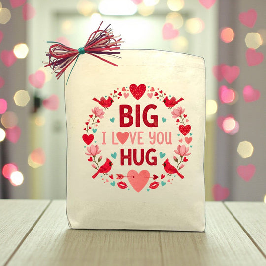 Design Your Own Big I Love You Hug Gift Tote