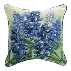 Blue Bonnet 17 inch tapestry pillow displayed as a Texas-themed home gift from a Texas gift shop storefront