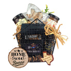 Boerne Comforts of Home basket with Texas-made treats arranged as a housewarming gift