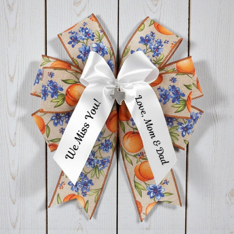 Custom Printed Ribbon Bow Tails