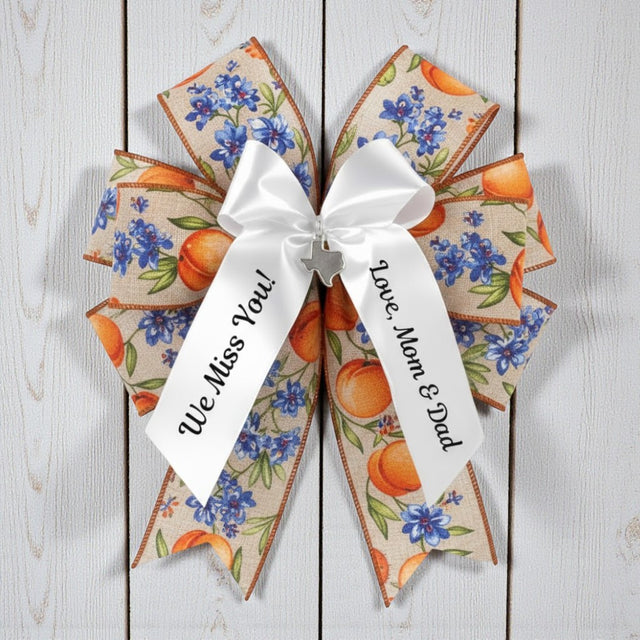 Custom Printed Ribbon Bow Tails