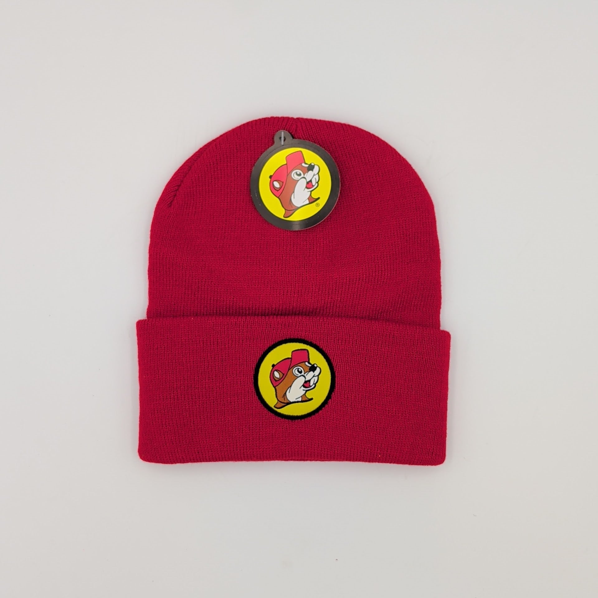 Buc-ee's Red Knit Beanie for a Design Your Own gift from The Texas Gift Company