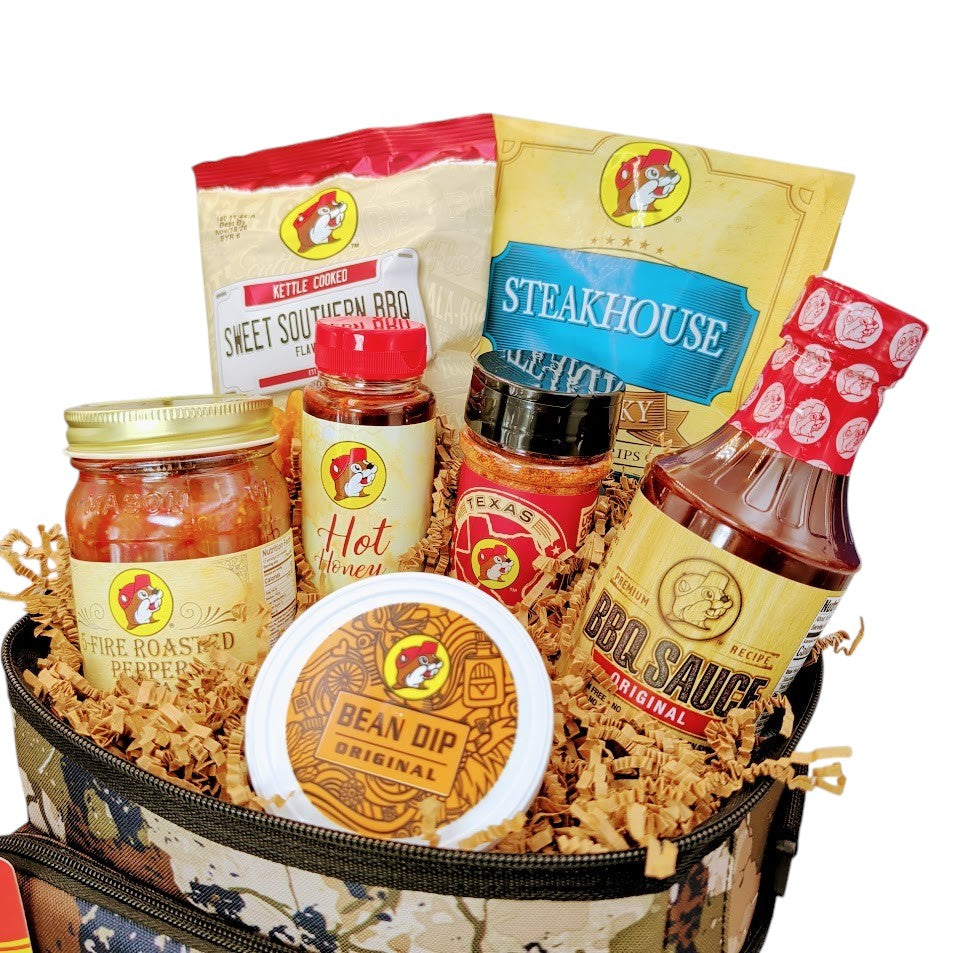 Buc-ee's BBQ Camo Cooler from The Texas Gift Company — view 2