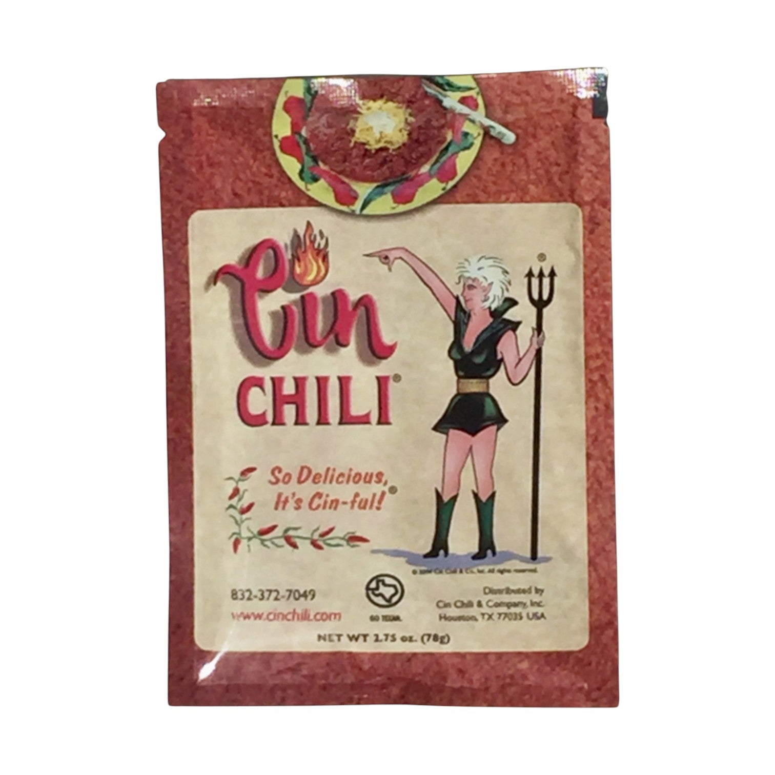 Cin Chili dry mix packaged as a specialty Texas cooking gift from The Texas Gift Company storefront