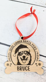 Custom Dog Breed Christmas Ornament – Customized with Your Pet’s Name
