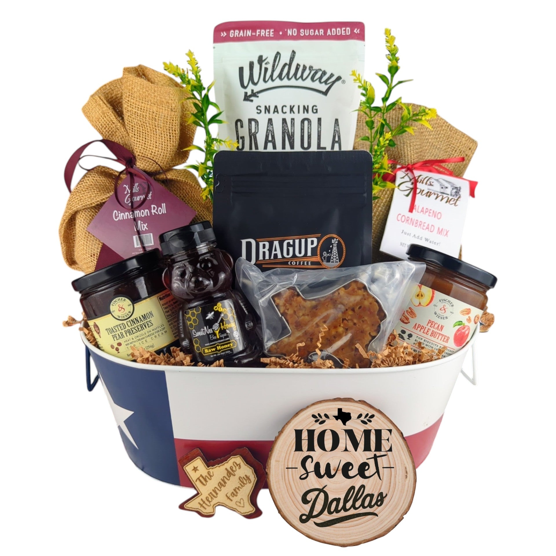 Dallas Texas Breakfast Basket