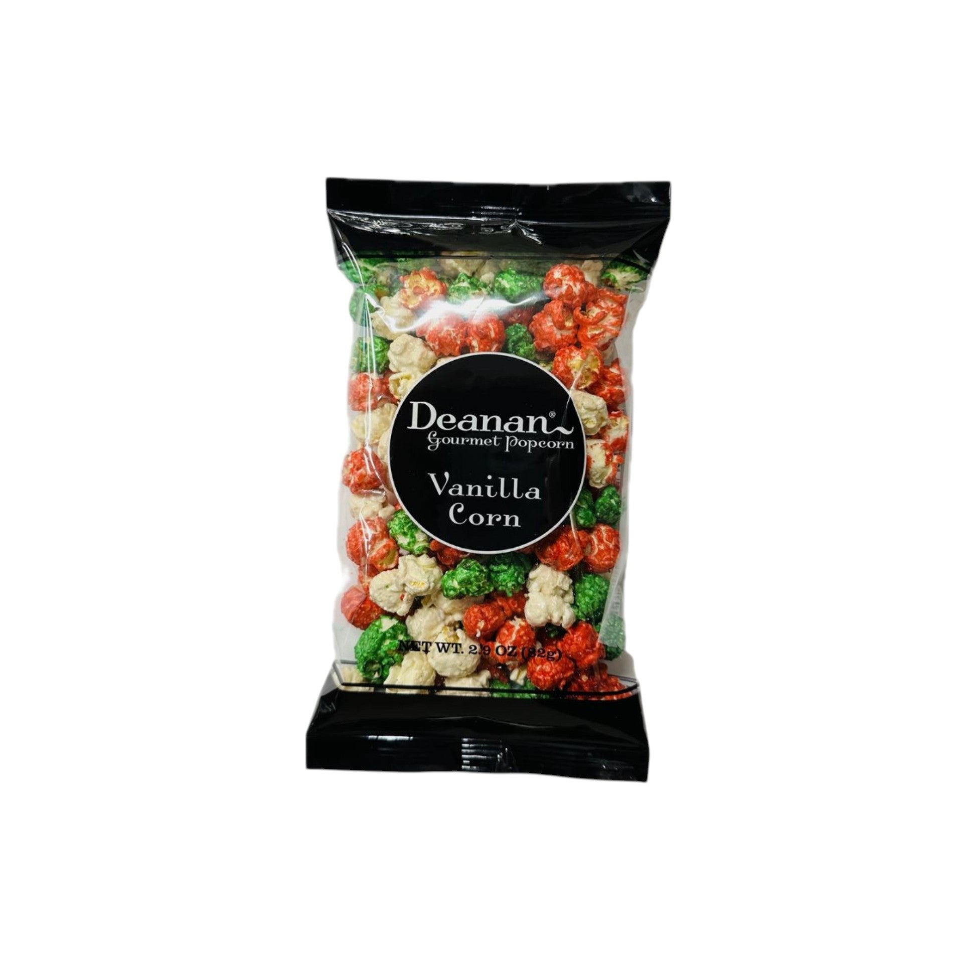 Deanan holiday vanilla popcorn packaged as a festive Texas snack gift from The Texas Gift Company storefront