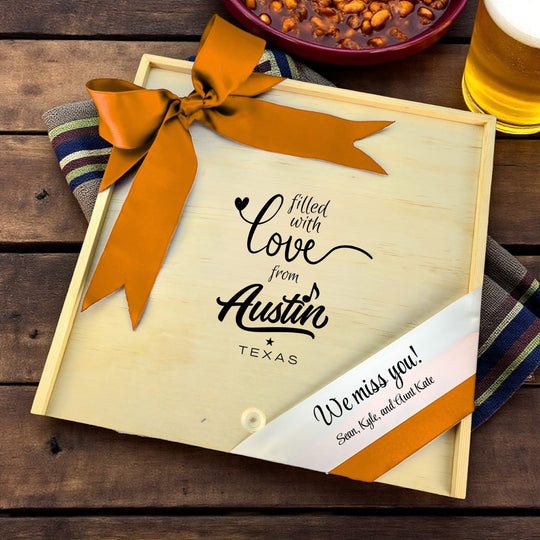 Design Your Own Filled With Love from Austin Wooden Gift Box