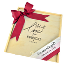 Filled With Love from Frisco Wooden Box featured as a heartfelt North Texas–inspired gift