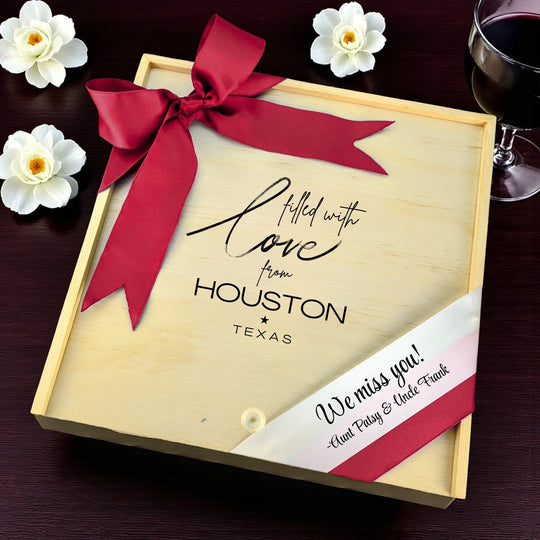 Design Your Own Filled With Love from Houston Wooden Gift Box