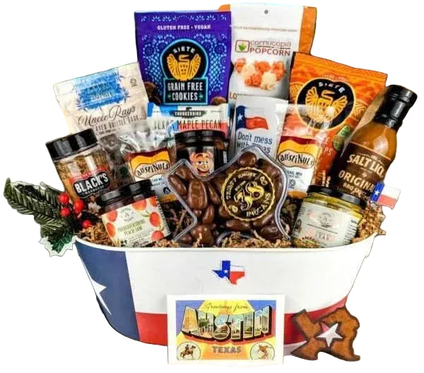 From Austin with Love presented as a Texas-themed gift inspired by the Lone Star capital