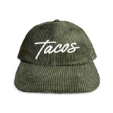 Frankie Jean Tacos Cursive Corduroy Cap