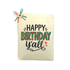 Happy Birthday Y’all Tote Bag featured as a Texas-inspired birthday celebration tote