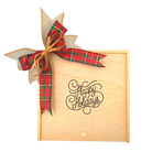Happy Holidays Wooden Gift Box featured as a festive wooden holiday gift box