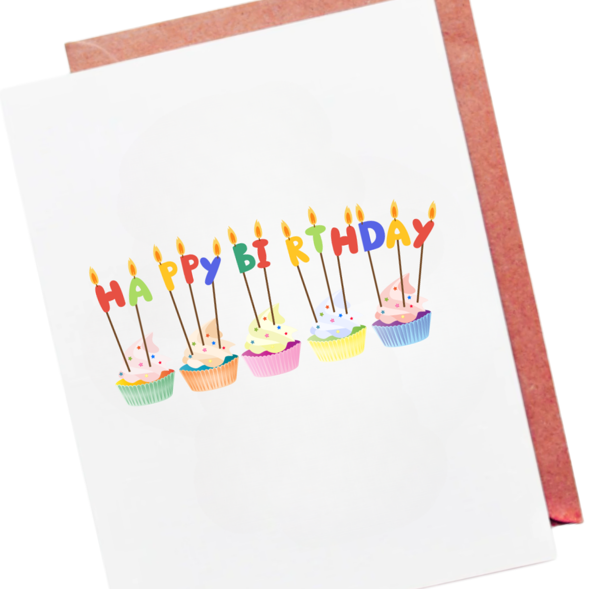 Birthday Cupcakes Greeting Card for a Design Your Own gift from The Texas Gift Company