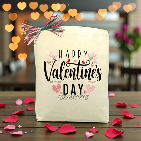 Design Your Own Happy Valentine's Day - Cardinal Edition Gift Tote