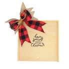 Have Yourself a Merry Little Christmas Wooden Gift Box featured as a nostalgic wooden holiday gift box