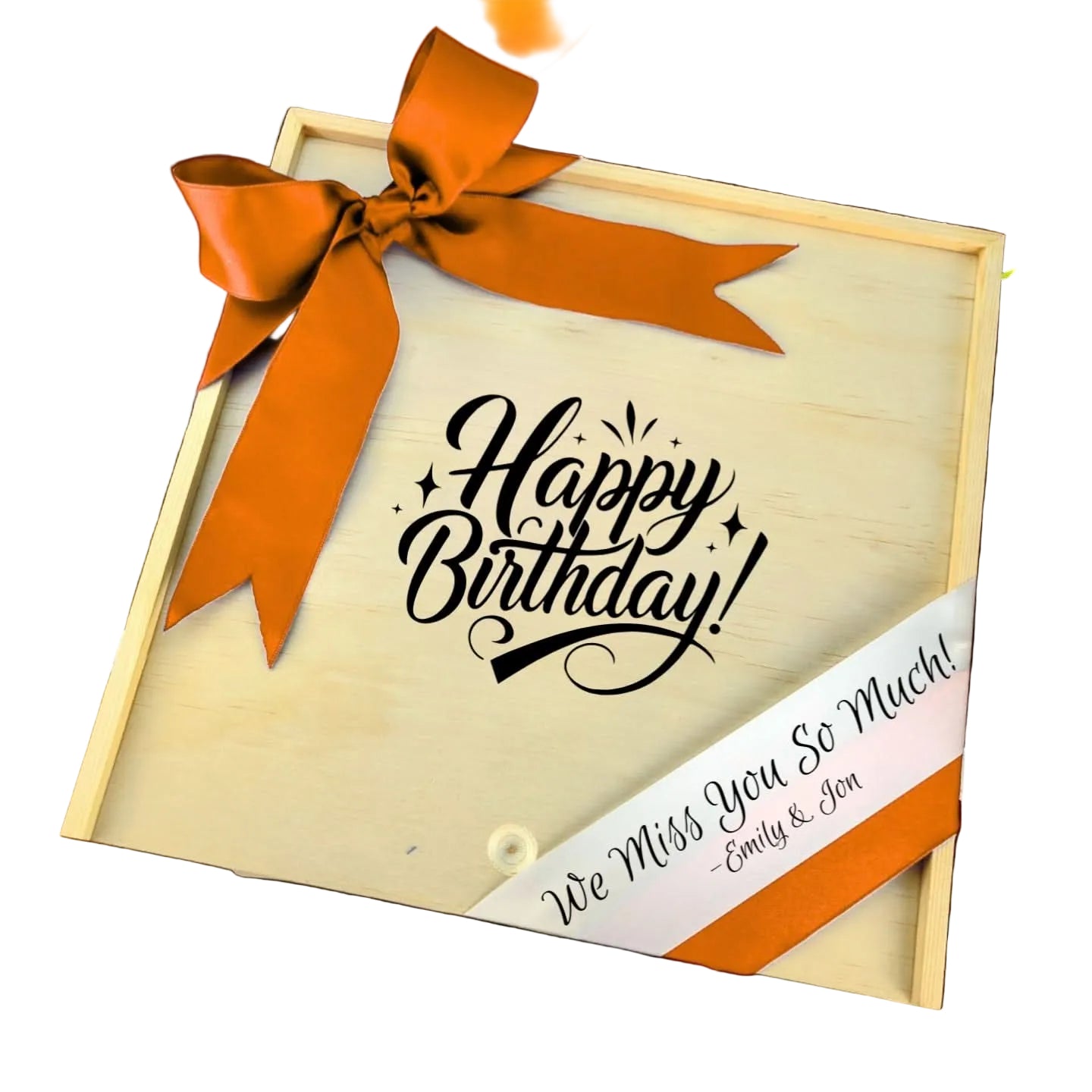 Curated Hill Country themed Texas birthday box presented for sharing