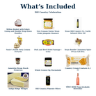 What's Included in Hill Country Celebration — Country Cream Crackers 4.2 oz and each current gift item.