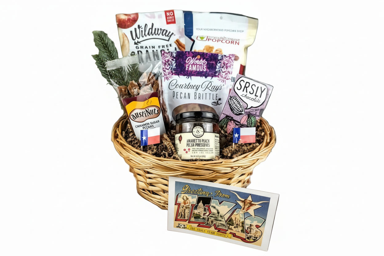 Hill Country Happiness gift collection with cheerful Texas-inspired treats