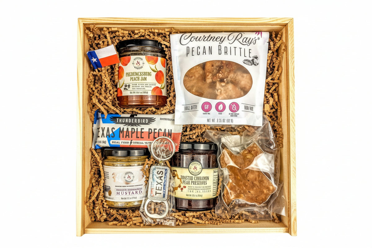 Hill Country Homestead Customized Texas Gift Box featured as a heritage-inspired Texas gift