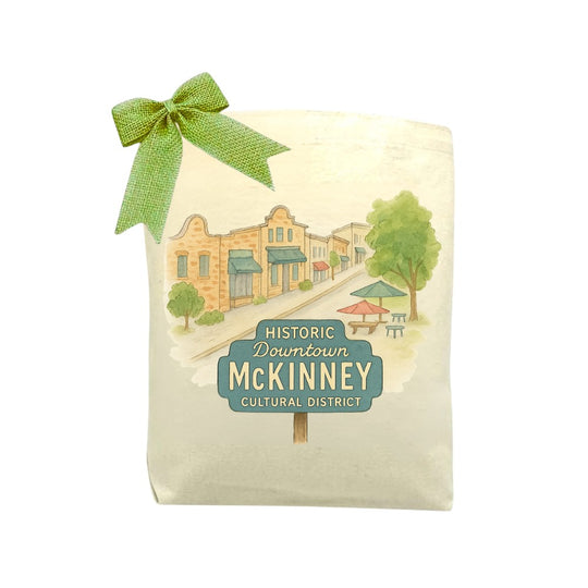 Historic Heart of McKinney Tote Bag