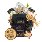 Home Sweet Texas Basket Allen with Texas-made treats arranged as a housewarming gift