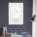 Houston, Texas, United States - Minimalist Map Poster