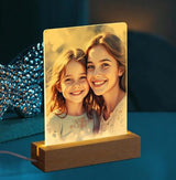 Personalized Acrylic Photo Light Stand - 5"x7"