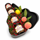 Jingle & Jam Texas Gift Case — Christmas gift assortment on a white background