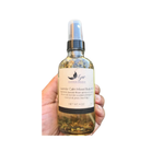 Lavender infused body oil bottle displayed as a calming Texas self-care gift from The Texas Gift Company storefront