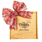 Merry Christmas from Texas Wooden Gift Box featured as a Texas-themed holiday gift box