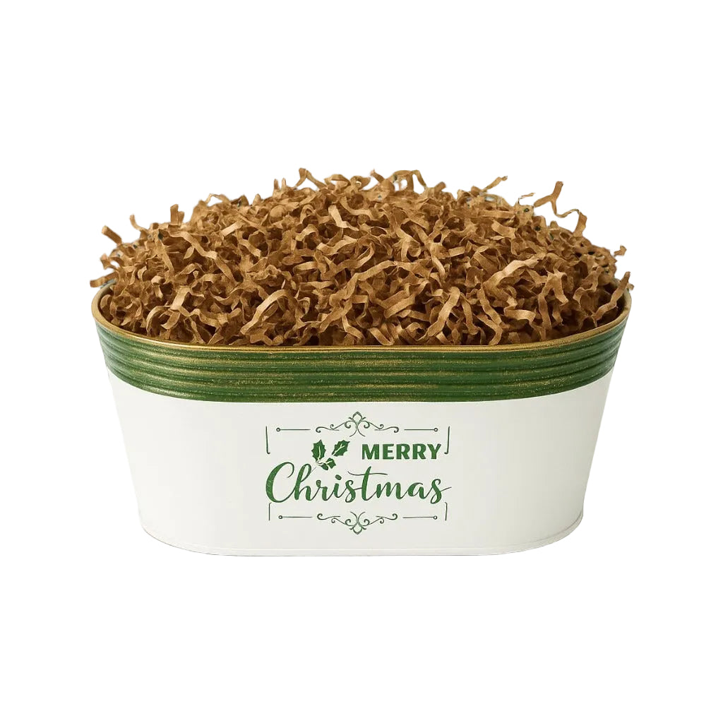 Merry Christmas Gift Basket featured as a festive holiday gift basket