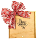 Merry Christmas Wooden Gift Box featured as a classic wooden box for holiday gifting