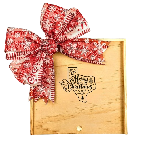 Merry Christmas Wooden Gift Box featured as a classic wooden box for holiday gifting