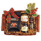 Pear & Pecan Pantry gift set featuring pear and pecan treats arranged for gifting