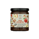 Jar of pecan apple butter displayed as a gourmet Texas food gift from The Texas Gift Company storefront