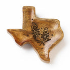 Texas Bluebonnet mango wood jewelry tray displayed as a Texas-themed home gift from a Texas gift shop storefront