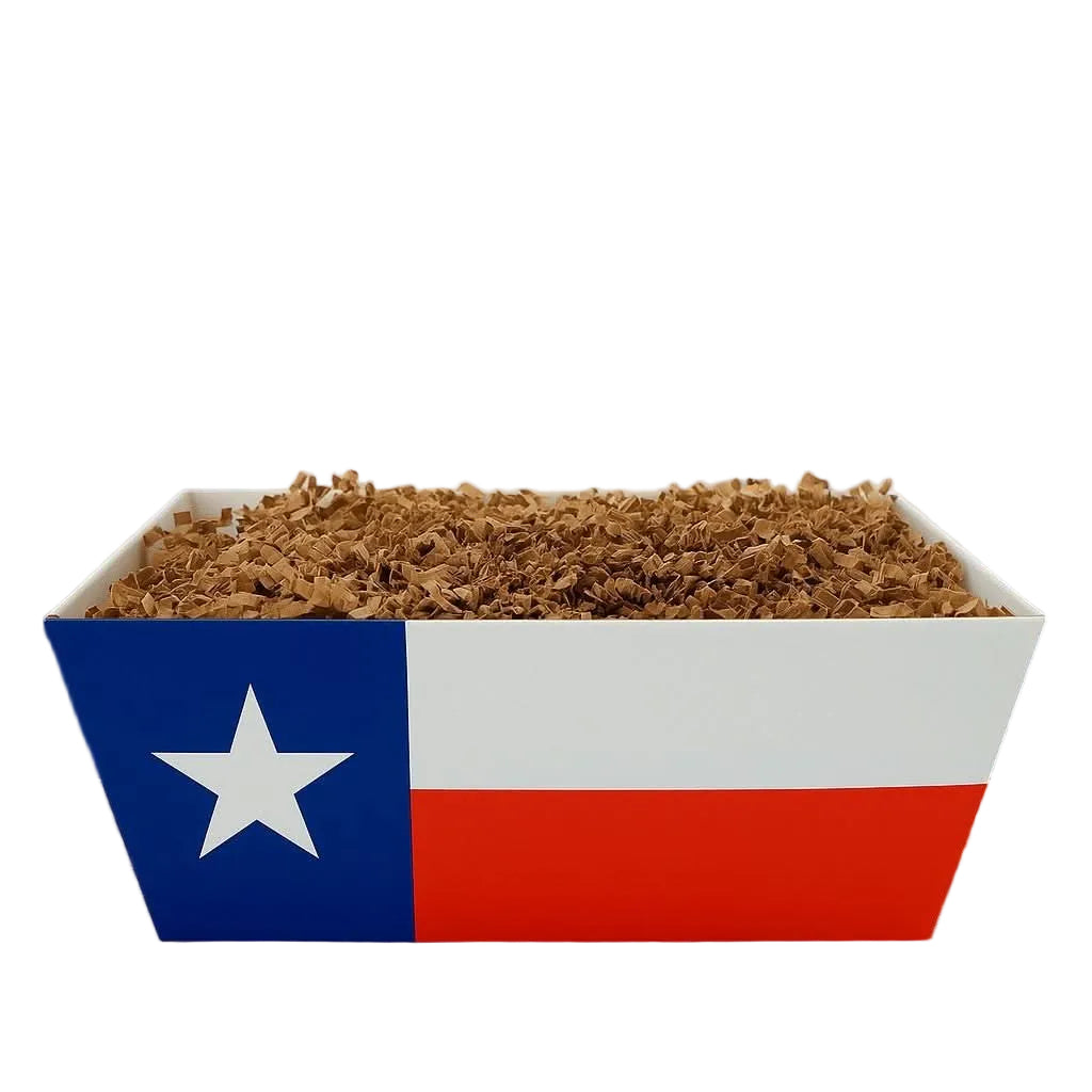 Texas Flag Market Tray shown with a classic Texas flag graphic
