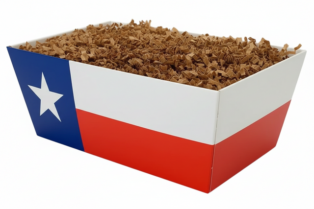 Texas Flag Market Tray